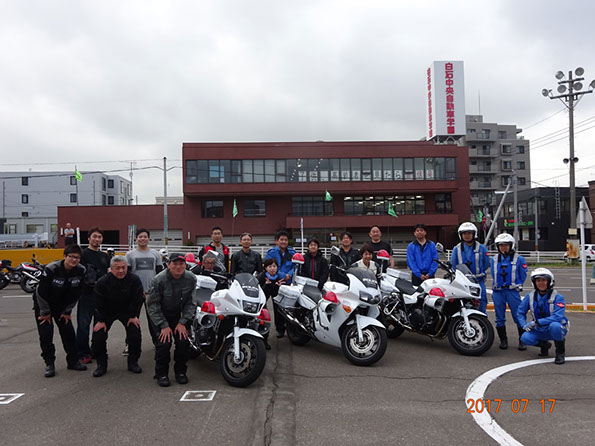 ライディングスクール In 白石中央自動車学園 17年7月17日